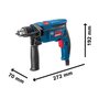 Furadeira de Impacto Bosch GSB 13 RE Bivolt 750W