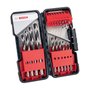 Jogo Broca Metal Bosch HSS-PointTeQ ToughBox 1-10mm 18 peças