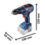 Kit Bosch Parafusadeira GSB 18V-50 + Chave de Impacto GDX 18V-200