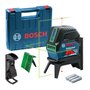 Nível a laser verde Bosch GCL 2-15 G 15m, suporte e maleta