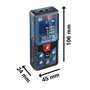 Trena laser Bosch GLM 50-12 alcance 50m